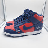 Nike SB Dunk High Supreme Navy Red - size 9