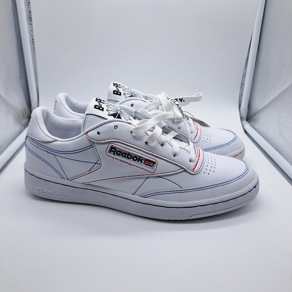 Reebok Club C 85 BAPE White Contrast Stitch - size 9